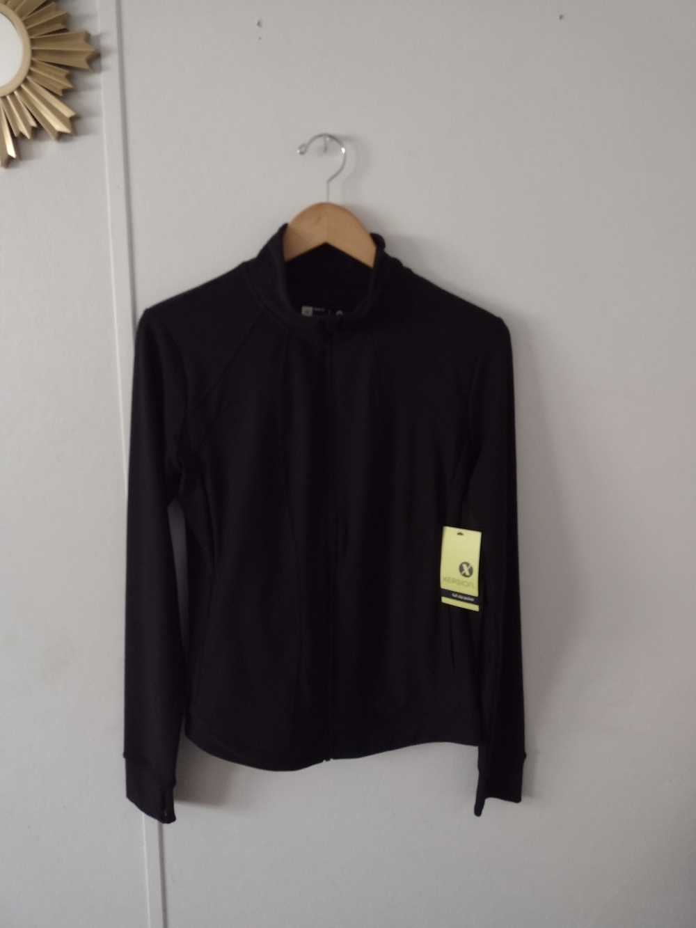 Xersion Womens Black Activewear Jacket Medium
